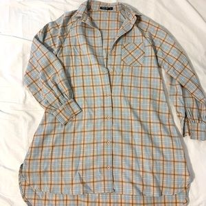 Nasty gal flannel dress